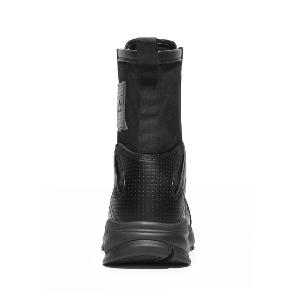 Men's Lightweight Military Combat Work Boots - BLACK - 4